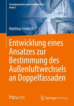 Entwicklung eines Ansatzes zur Bestimmung des Außenluftwechsels an Doppelfassaden - Friedrich, Matthias