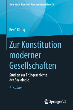 Zur Konstitution moderner Gesellschaften (eBook, PDF) - König, René