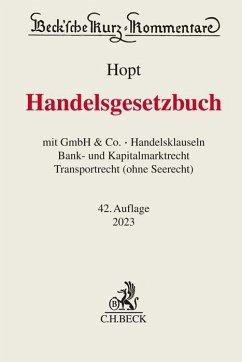 Handelsgesetzbuch - Hopt, Klaus J.;Kumpan, Christoph;Leyens, Patrick C.