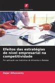 Efeitos das estratégias de nível empresarial na competitividade
