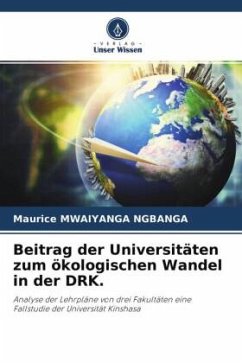 Beitrag der Universitäten zum ökologischen Wandel in der DRK. - NGBANGA, Maurice MWAIYANGA