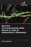 Barriere all'avanzamento delle donne in ruoli di leadership in Melanesia