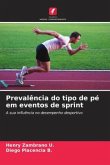 Prevalência do tipo de pé em eventos de sprint