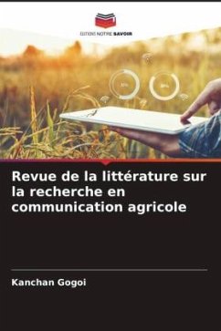 Revue de la littérature sur la recherche en communication agricole - Gogoi, Kanchan