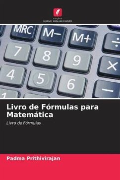 Livro de Fórmulas para Matemática - Prithivirajan, Padma