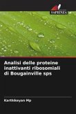 Analisi delle proteine inattivanti ribosomiali di Bougainville sps