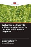 Évaluation de l'activité anti-mycobactérienne de certains médicaments congolais