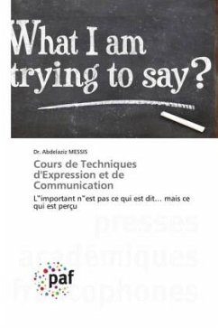 Cours de Techniques d'Expression et de Communication - MESSIS, Dr. Abdelaziz