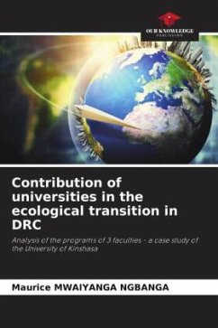 Contribution of universities in the ecological transition in DRC - NGBANGA, Maurice MWAIYANGA