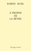 À propos de la bêtise (édition bilingue allemand-français)