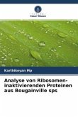 Analyse von Ribosomen-inaktivierenden Proteinen aus Bougainville sps