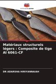 Matériaux structurels légers : Composite de tige Al 6061-CF