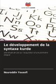 Le développement de la syntaxe kurde