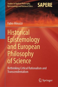 Historical Epistemology and European Philosophy of Science (eBook, PDF) - Minazzi, Fabio