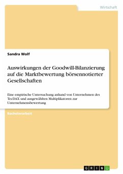 Auswirkungen der Goodwill-Bilanzierung auf die Marktbewertung börsennotierter Gesellschaften - Wolf, Sandra