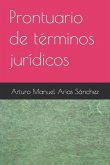 Prontuario de términos jurídicos