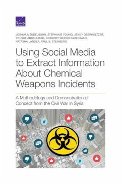 Using Social Media to Extract Information about Chemical Weapons Incidents: A Methodology and Demonstration of Concept from the Civil War in Syria - Mendelsohn, Joshua; Young, Stephanie; Oberholtzer, Jenny