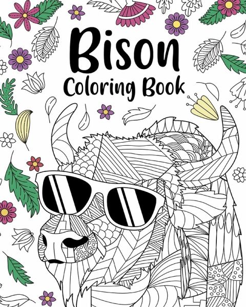 Bison Coloring Book Bison Coloring Book