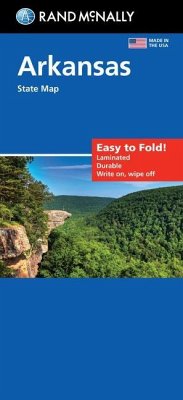 Cover Rand McNally Easy to Fold: Arkansas State Laminated Map