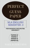 PERFECT GUESS PAPER M.A ENGLISH SEMESTER -3