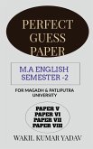 PERFECT GUESS PAPER M.A ENGLISH SEMESTER -2