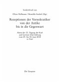 Rezeptionen der Vorsokratiker von der Antike bis in die Gegenwart (eBook, ePUB)