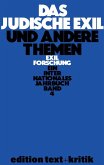 Das jüdische Exil und andere Themen (eBook, PDF)