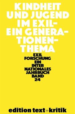 Cover Kindheit und Jugend im Exil (eBook, PDF)