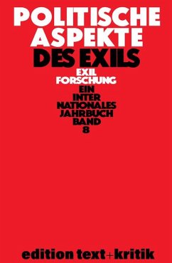 Cover Politische Aspekte des Exils (eBook, PDF)