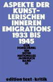 Aspekte der künstlerischen inneren Emigration 1933-1945 (eBook, PDF)