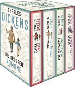 Dickens, Charles: Die großen Romane (4 Bände im Schuber: Oliver Twist; David Copperfield; Eine Geschichte zweier Städte; Große Erwartungen) - Dickens, Charles