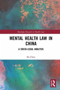 Mental Health Law in China (eBook, ePUB) - Chen, Bo