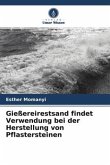 Gießereirestsand findet Verwendung bei der Herstellung von Pflastersteinen