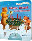 Mein Puste-Licht-Buch: Advent, Advent, ein Lichtlein brennt