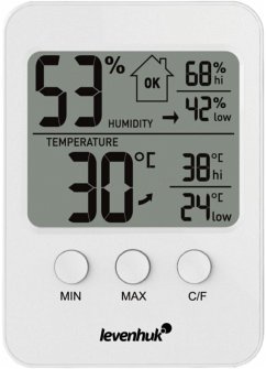 Levenhuk Wezzer BASE L30 Thermohygrometer weiss