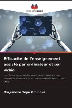 Efficacité de l'enseignement assisté par ordinateur et par vidéo - Ominova, Olajumoke Toye