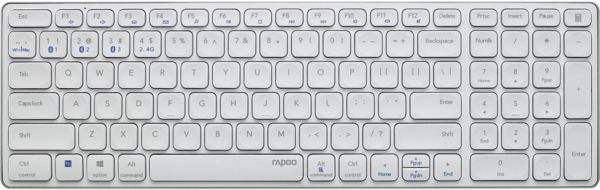 Rapoo E9700M Weiß Kabellose Multimodus Tastatur Rapoo E9700M Weiß Kabellose Multimodus Tastatur