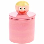 EYE CANDY Keramik Dose mit Deckel, Höhe 12 cm, Ø 8 cm