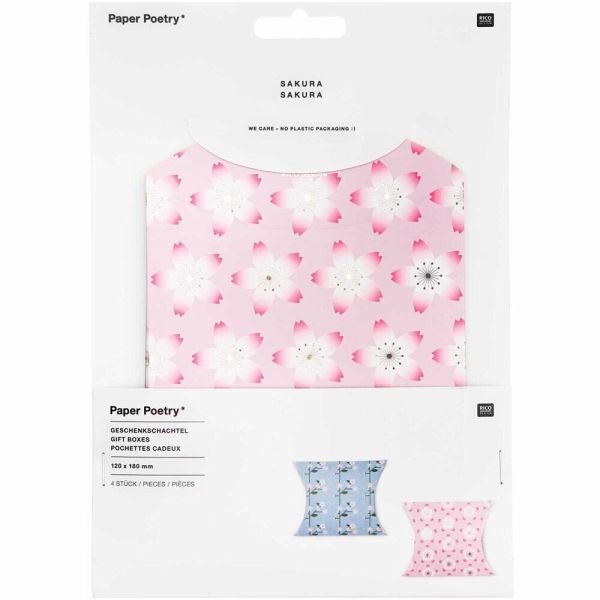 Geschenkschachteln Sakura Sakura, groß, FSC MIX, 4 Stk, 12 x 18 cm Geschenkschachteln Sakura Sakura, groß, FSC MIX, 4 Stk, 12 x 18 cm