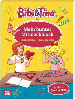 Image of Bibi & Tina: Große Helden - Kleine Künstler: Mein bunter Mitmachblock