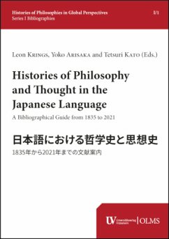 Histories of Philosophy and Thought in the Japanese Language