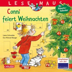 Cover LESEMAUS 58: Conni feiert Weihnachten