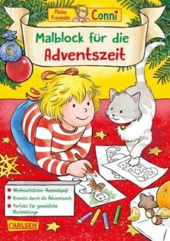 Conni Gelbe Reihe (Beschäftigungsbuch): Mein Malblock für die Adventszeit - Sörensen, Hanna