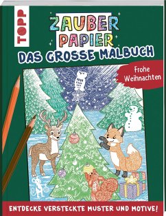 Zauberpapier - Das große Malbuch - Frohe Weihnachten - Hecher, Mimi