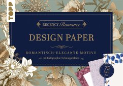 Regency Romance Design Paper Block A5