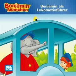 Cover Maxi-Mini 124: Benjamin Blümchen: Benjamin als Lokomotivführer