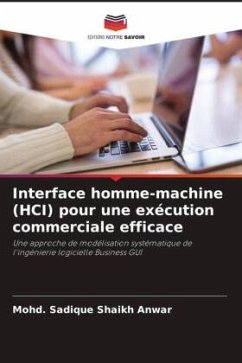 Interface homme-machine (HCI) pour une exécution commerciale efficace - Shaikh Anwar, Mohd. Sadique