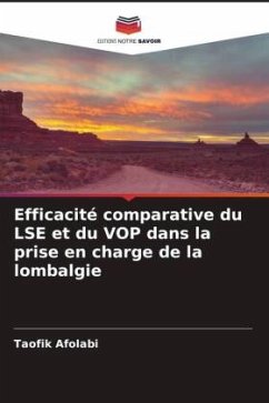 Efficacité comparative du LSE et du VOP dans la prise en charge de la lombalgie - Afolabi, Taofik;Akinola, Odunayo;Afolabi, Aanuoluwapo