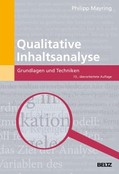 Qualitative Inhaltsanalyse (eBook, PDF) - Mayring, Philipp