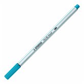 Premium-Filzstift mit Pinselspitze für variable Strichstärken - STABILO Pen 68 brush - Einzelstift - hellblau